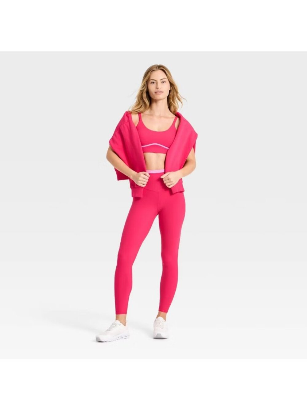 JoyLab Legging Womens Medium Pink High Rise 7/8 Bodycon